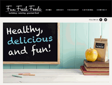 Tablet Screenshot of funfreshfoods.com.au